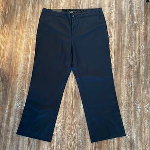 NWT Banana Republic Black Martin Fit Stretch Cropped Pants